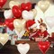 Red & Gold Heart Foil Balloons – 12 Pcs 18 Inch Metallic Red, Gold & Cream Heart-Shaped Balloons for Birthday, Wedding, Baby Shower, Valentine’s Day, Mother’s Day & Christmas Party Decorations
